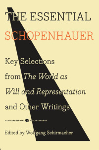 Cover image: The Essential Schopenhauer 9780061768248