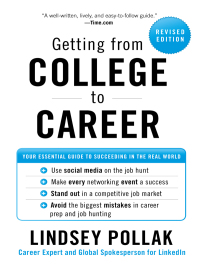 Cover image: Getting from College to Career (Revised Edition) 9780062069276