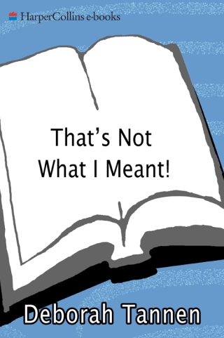 Imagen de portada: That's Not What I Meant! 9780688048129