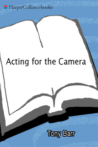 表紙画像: Acting for the Camera 9780060928193