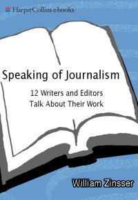 Cover image: Speaking of Journalism 9780062244680