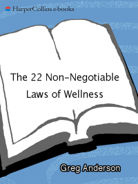 Cover image: The 22 Non-Negotiable Laws of Wellness 9780062512383