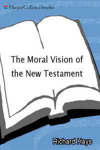 Imagen de portada: The Moral Vision of the New Testament 9780060637965