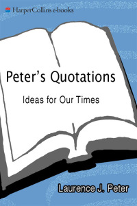 Imagen de portada: Peter's Quotations 9780062315533