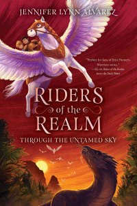Omslagafbeelding: Riders of the Realm #2: Through the Untamed Sky 9780062494436