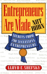 Cover image: Entrepreneurs Are Made Not Born 1st edition 9780070577237