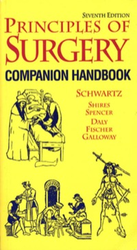 Cover image: Principles of Surgery, Companion Handbook 9780070580855