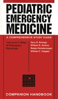 Cover image: Pediatric Emergency Medicine Companion Handbook 9780070620087