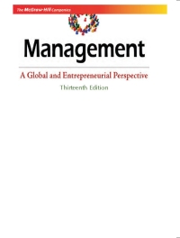 Cover image: Management : A Global, Innovative, and Entrepreneurial Perspective 14th edition 9781259026836