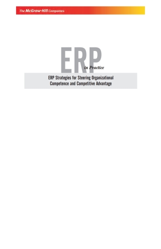 Imagen de portada: ERP in Practice 9780070621077