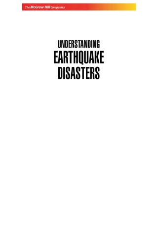 Cover image: Understanding Earthquake Disasters 9780070144569