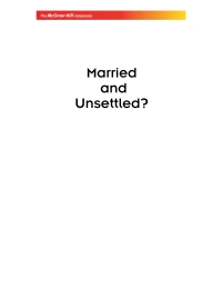 Imagen de portada: Married & Unsettled 9780070148796