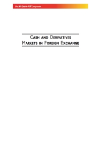 Imagen de portada: Cash and Derivatives Markets in Foreign Exchange 9780070148888