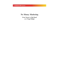 Cover image: No Money Marketing  Exp 9780070152700