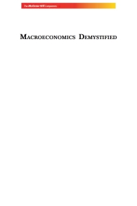 Cover image: MACROECONOMICS DEMYSTIFIED 9780070251786