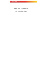 Cover image: LIFELONG CREATIVITY:An Unending Quest 9780070499591