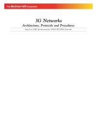 Cover image: 3g Networks: Architecture  Exp 9780070527997