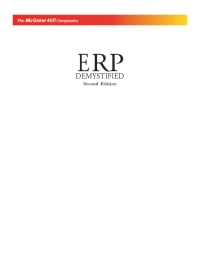 Cover image: Erp Demystified 3rd edition 9789383286676