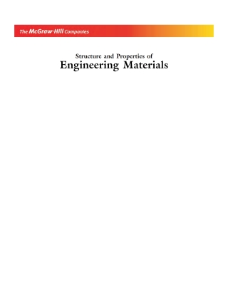Cover image: Struc & Pro Of Engg Mat Exp 9780070482876