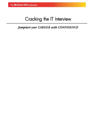Titelbild: Cracking the IT Interview 2nd edition 9781259006111