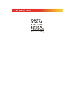 Cover image: Environmental Treatment   Exp 9780070435865