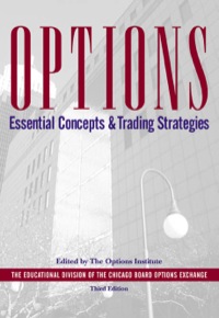 Cover image: Options:Essential Concepts 3rd edition 9780071341691