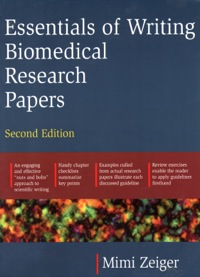 Cover image: Essentials of Writing Biomedical Research Papers. Second Edition 2nd edition 9780071345446