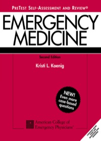 Cover image: Emergency Medicine PreTest 2nd edition 9780071351447
