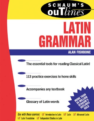 Cover image: Schaum's Outline of Latin Grammar 1st edition 9780071364553