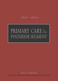 Cover image: Primary Care of the Posterior Segment 3rd edition 9780071364768