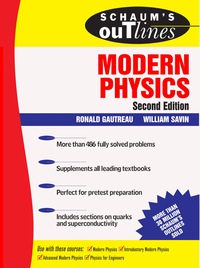 Cover image: Schaum's Outline of Modern Physics 2nd edition 9780070248304
