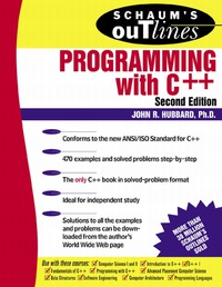 表紙画像: Schaum's Outline of Programming with C++ 1st edition 9780071353465
