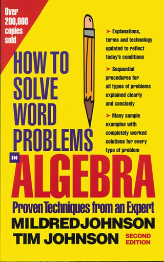 Cover image: How to Solve Word Problems in Algebra, 2nd Edition 1st edition 9780071343077