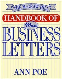 صورة الغلاف: The McGraw-Hill Handbook of More Business Letters 1st edition 9780070505179