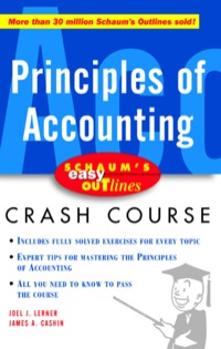 Cover image: Schaum's Easy Outline of Accounting 1st edition 9780071369725