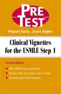 Cover image: Clinical Vignettes for the USMLE Step 1 2nd edition 9780071373760