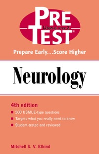Cover image: Neurology: PreTest Self-Assessment and Review 4th edition 9780071360999