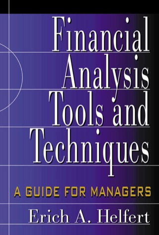 Cover image: Financial Analysis Tools and Techniques: A Guide for Managers 1st edition 9780071378345