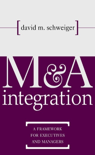 Cover image: M&A Integration 1st edition 9780071383035