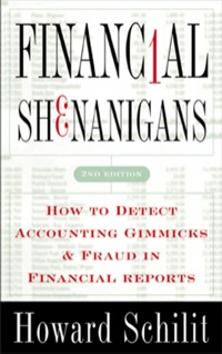Cover image: Financial Shenanigans 2nd edition 9780071386265
