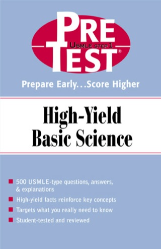 Cover image: PreTest High-Yield Basic Science 1st edition 9780071386302