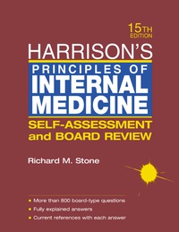 Cover image: Harrison's Principles of Internal Medicine: Self-Assessment and Board Review 15th edition 9780071373753