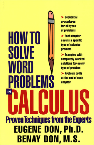 Titelbild: How to Solve Word Problems in Calculus 1st edition 9780071358972