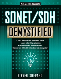 Cover image: SONET/SDH Demystified 1st edition 9780071376181