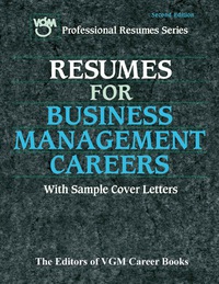 表紙画像: Resumes for Business Management Careers 1st edition 9780658004551