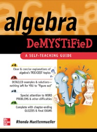 Cover image: Algebra Demystified 1st edition 9780071389938