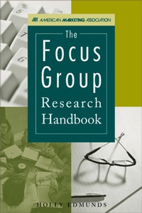 Imagen de portada: The Focus Group Research Handbook 1st edition 9780658002489