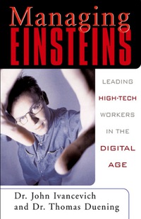 Cover image: Managing Einsteins: Leading High-Tech Workers in the Digital Age 1st edition 9780071375009