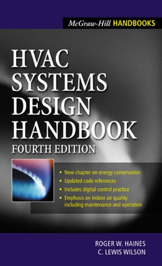 Cover image: HVAC Systems Design Handbook 4th edition 9780071395861