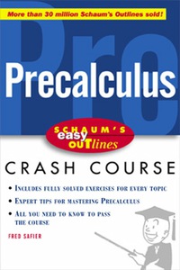 Cover image: Schaum's Easy Outline of Precalculus 1st edition 9780071383400